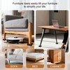 sourcing map 4Pcs Bed Risers, Square Heavy Duty Stackable Lift