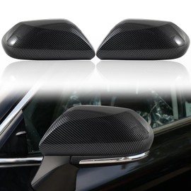 CZShiYue Car Rearview Mirror Cover Cap Housing Protective Cover for Exterior Mirrors Fit for Toyota Camry 2018-2024 87945-06130-A0 87945-06130-A1 (Cubic Printing Plastic one Pair)