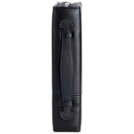 TD A4 Black Bible Case Set Fabric PVC PU-Book Cover Encouraging You to Stay FocusedSize: XL, Color: Black