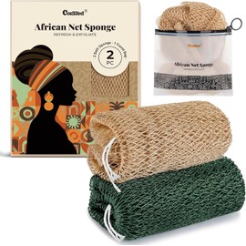 Esponja Exfoliante de Red Africana CORATED para Ducha Corporal