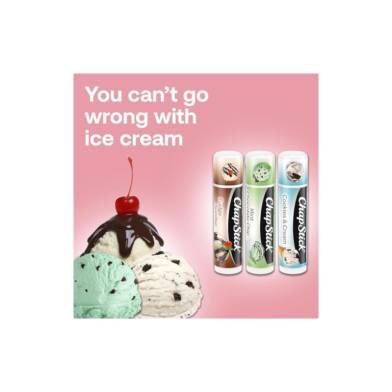 ChapStick Paquete de cuidado de labios – Ice Cream Classics