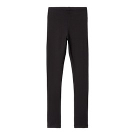 NAME IT Girls' Basic Leggings Organic Cotton Black 140
