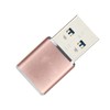 OSALADI Mini USB Reader Adapter Rose Gold Card Reader for