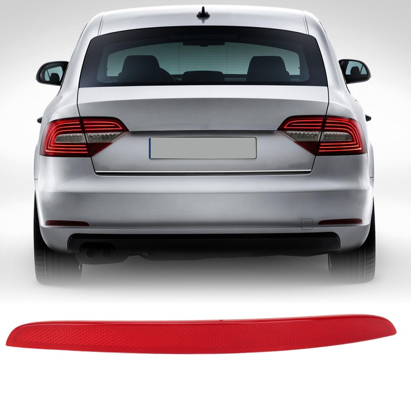 Rear Bumper Reflector Safer Nighttime Driving Red Lens Bumper Reflector