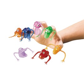 Neon Finger Puppets - Assorted Colors - 72 Pieces