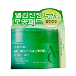 Deweytree AC deep soothing pore pad 180g 60 sheets / 듀이트리 AC 딥 진정 모공 패드 180g 60매