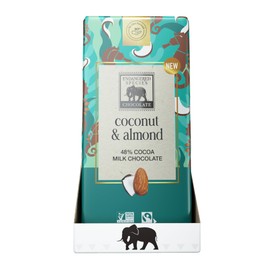 Endangered Species Chocolate Coconut, Almonds + 48% Milk Chocolate - 3 Ounce (Pack of 12)