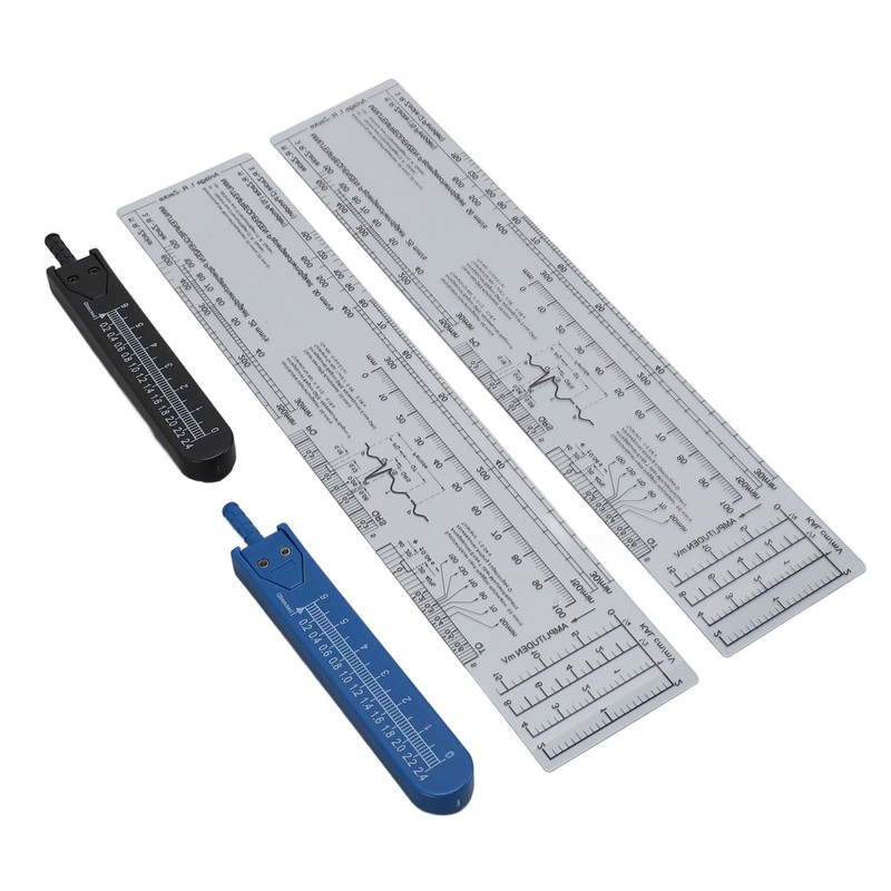 2 Sets EKG Calipers and EKG Ruler Combination Set Electrocardiogram