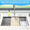 Faucet Mat for Kitchen Sink, 24'' Long Diatomite Instant Drying
