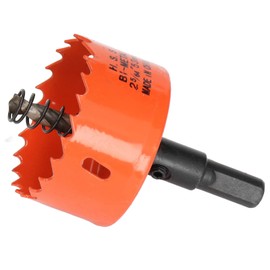 Bi-Metal Hole Saws HSS Hole Saw with Mandrel for Wood and Metal (2-5/64 in (53 mm))