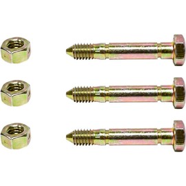 Cpartstore-Top 3-Pack 53200500 Shear Pin Bolts and Nuts Replaces Ariens 532002 03204300 51001600 510016 Snow Blowers