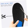 minkissy 1 Pair Pu Sports Insole Shoe Cushion Foot Arch
