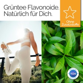 Green Tea Flavonoids, 90 Capsules, Bioflavonoids, EGCG, Catechin, Epicatechin, Flavanols, Green Tea Extract, High Dose + Highly Concentrated