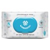 WONDERFUL Flushable Butt Wipes, Unscented 100% Plant-Based Wet Wipes for
