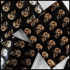 2020 Apple Mini Ziplock Baggies Gold Skull Design 200 Bags 2" X 2"