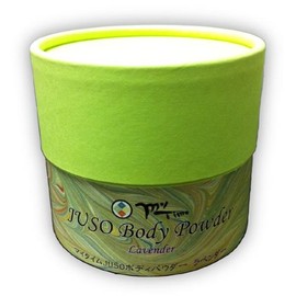 My Time JUSO Body Powder, Lavender, 3.5 oz (100 g), Handmade Puff Included