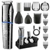 Rechargeable Hair Cutter Kit 6-In-1 USB Electric Razor Nose Hair