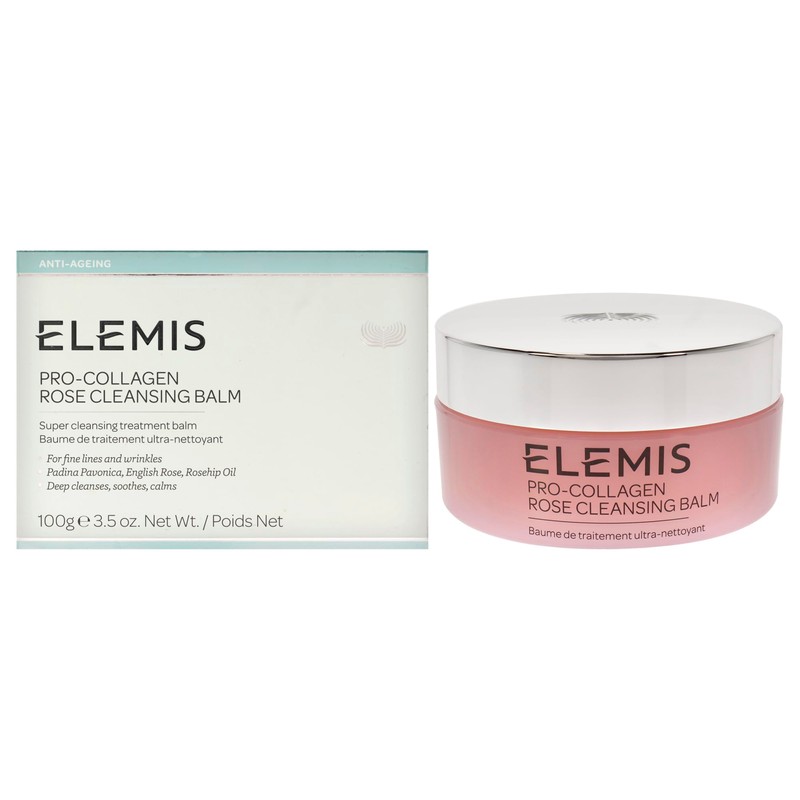 ELEMIS Pro-Collagen Rose Cleansing Balm, Soothing Cleansing Treatment Balm, 105