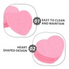 TOVINANNA 60pcs Compressed Facial Sponges Heart Shaped Cellulose Cleaning Puff