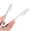 ULTECHNOVO Mini Stainless Steel Food Tongs with Angel Wings Design