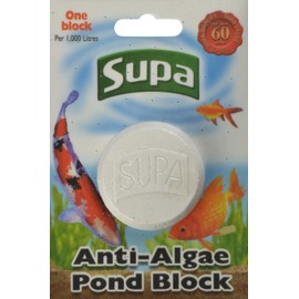 Supa Anti Algae Block, The Block Slowly Dissolves Releasing Di-Methyl Urea Into The Pond Water Clearing Algae From Ponds.