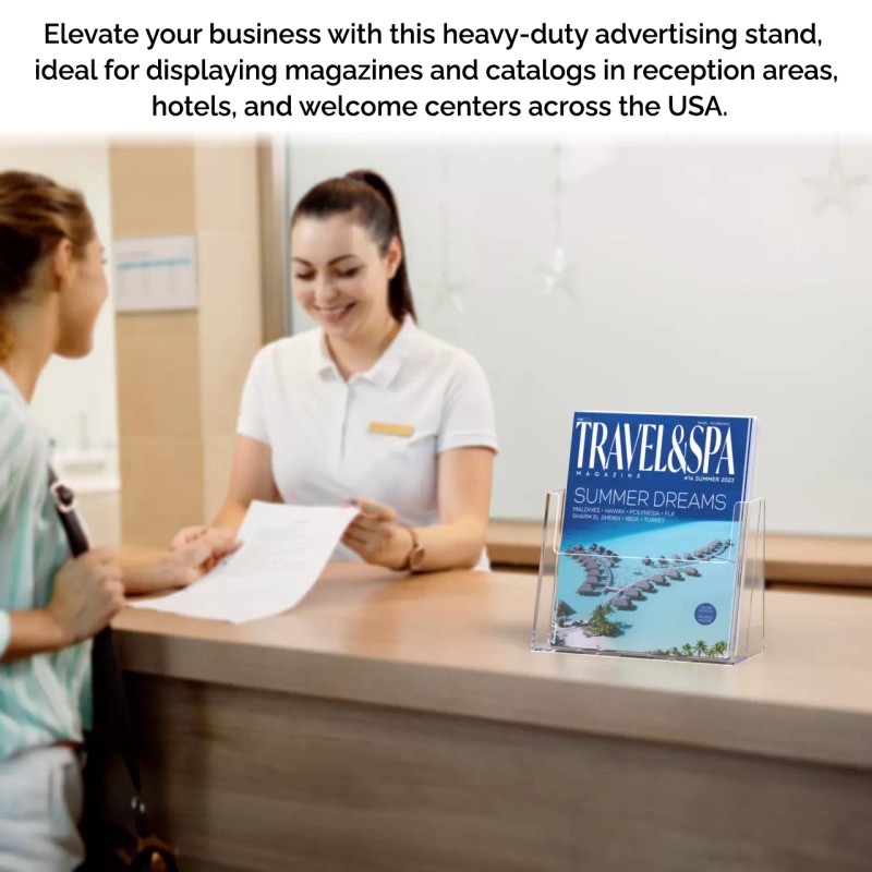 Marketing Holders Brochure Holder 8.5 x 11 inch Magazine Rack