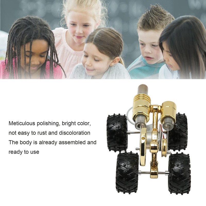 Jeanoko Stirling Engine, Exquisite Appearance Mini Stirling Engine Science Experiment