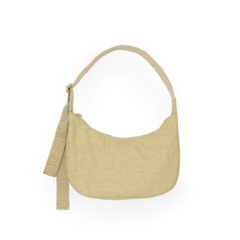 BAGGU Medium Nylon Crescent Bag - Butter