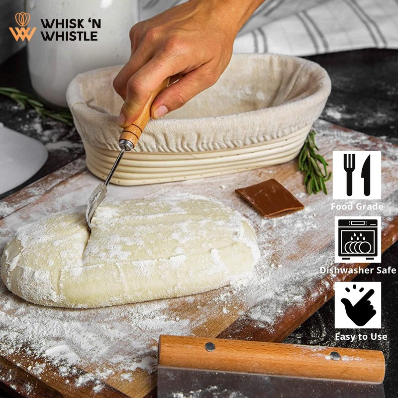 Trailblaze Banneton Bread Proofing Basket Set – Complete Sourdough Bread