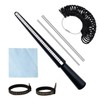 Kzouenzu Set of 7 Ring Sizers for Measuring Ring Diameters,