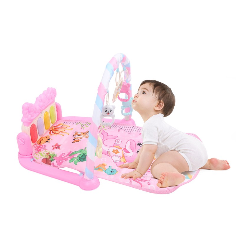 Baby Gyms Play Mat Piano Tummy Time Musical Activity Early