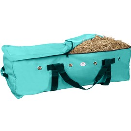 Majestic Ally 1200 D Nylon Fabric Extra Large 52" x 27" x21" Heavy-Duty Hay Bale Storage Bag (52x27x21, Turquoise)