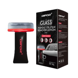 QIFOR Oil Film Remover for Car Windshields and Windows, Automotive Glass Cleaner for Oil Residue & Road Grime, Improves Visibility & Safe Driving (1 PCS)