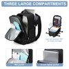 Travel Backpack Simple Durable Carry On Backpack with Shoe Compartment,