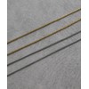 Vingtaine TC026 Necklace Snake Chain, Surgical Stainless Steel, Hypoallergenic, Rust