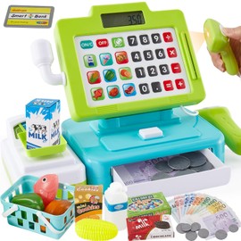 LINFUN KIDS Toy Cash Register Children with Scanner and Sound from 3 4 5 Years