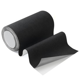 ROSEUP Linen Repair Tape 4x79 inch, Self AdhesiveTape, Fabric Patch Tape, Fabric Repair Tape for Linen Sofas, Headboards, Chairs, Pillows, Curtains -Black, 2rolls