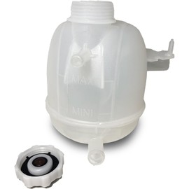 Expansion Tank with Brown Cap Cooling Liquid Compatible for Duster Logan Sandero Clio II Kangoo Thalia 1.2L-2.0L OEM 7701470460