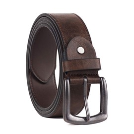 LABMGW Mens Belt Big and Tall 56 & 58 Inch Brown