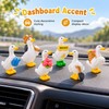 Mini Resin Duck Figurines for Home Decor – Cute 6-Piece