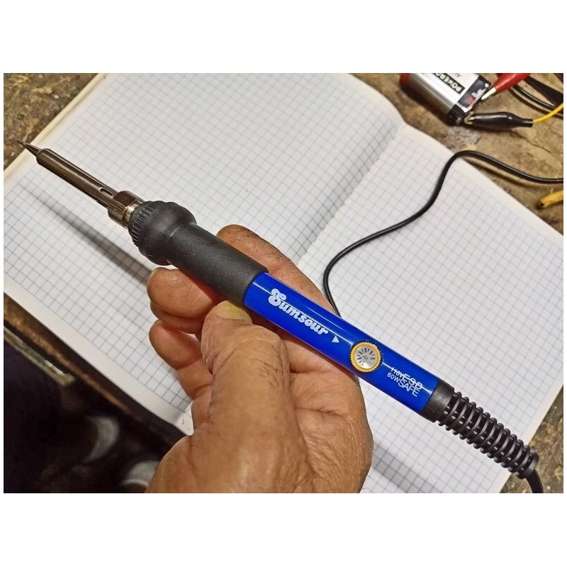 Sumsour 2Pcs Solder Iron w/Adjustable Temperature 120VAC Soldering Pencil Pen