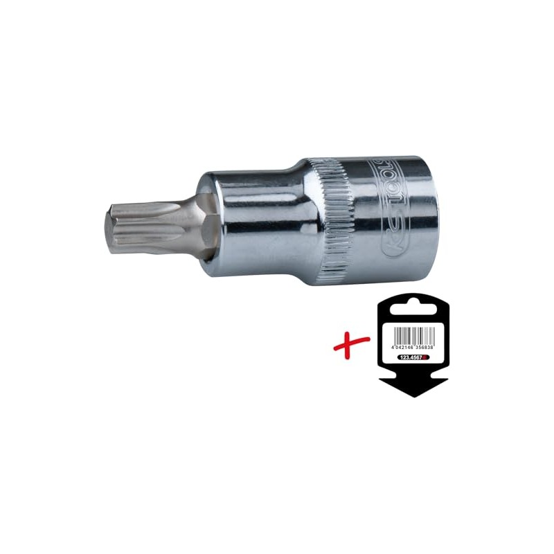 KS Tools 3/8 Inch Chrome Plus Bit Socket Torx, T10,