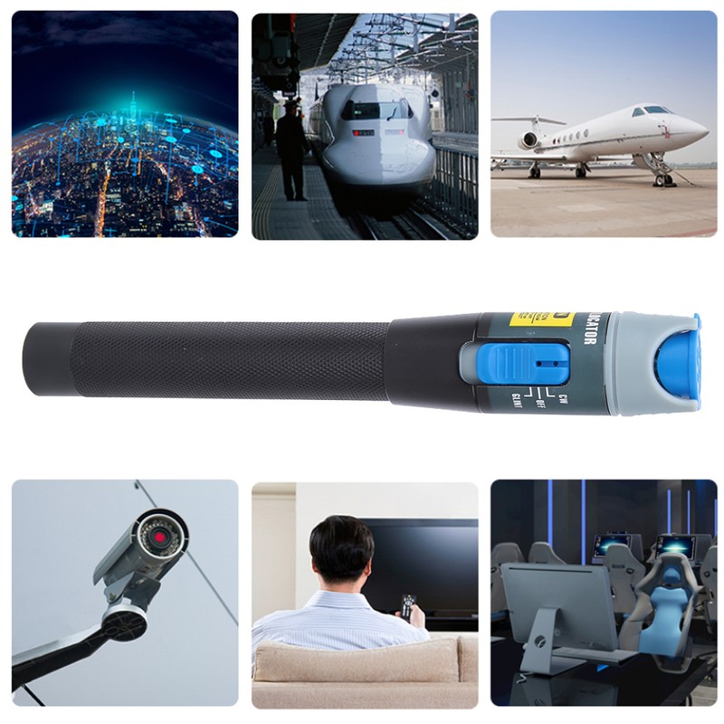 5mW Visual Fault Locator Optic Fiber Cable Tester 650nm 5Km