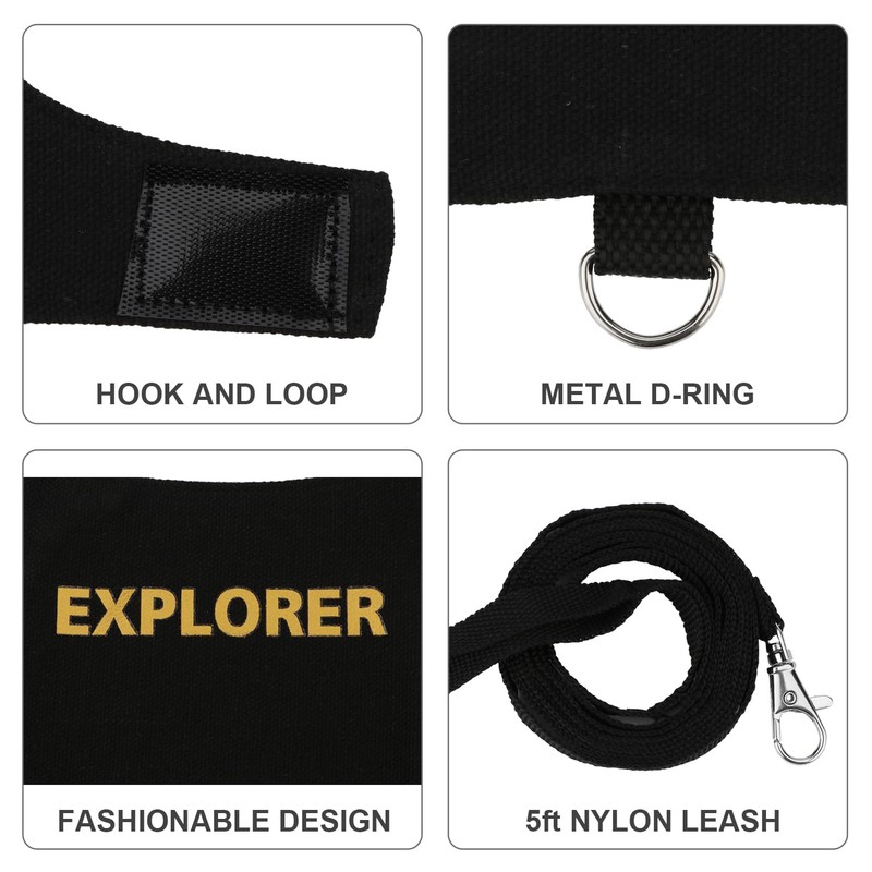 Hypeety Bearded Dragon Harness and Leash Set Adjustable Escape Proof