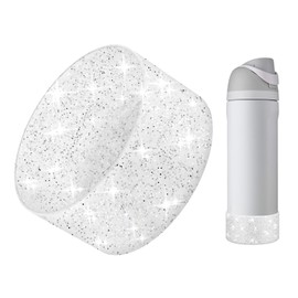 BKBY Protective Glitter Silicone Boot Compatible with Owala 24oz 32oz 40oz, Bling Cup Sleeve Bottom Bumper Cover Compatible with Owala FreeSip, Twist, or Flip Stainless Steel Water Bottles