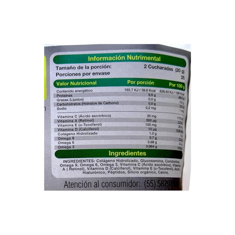 Colágeno Tipo II Ácido Hialurónico Guanabana 1 kg VitLife