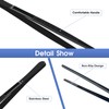 Urxirha 10-Inch Culinary Plating Tweezers, Stainless Steel Kitchen Tweezers for