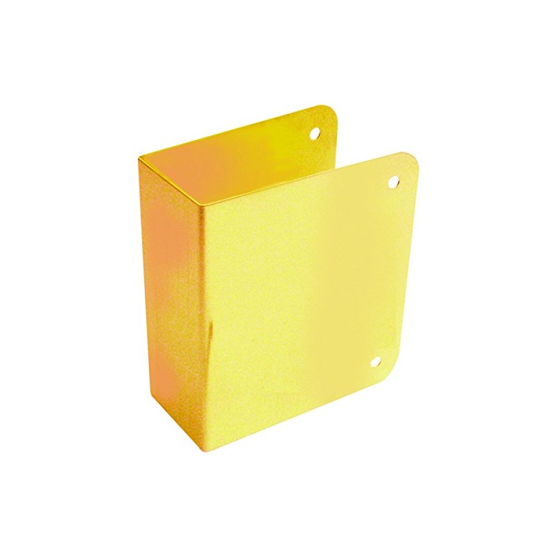 Prime-Line MP9490 Brass Blank Lock and Door Reinforcement Plate for