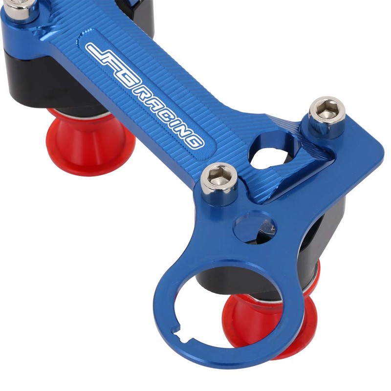 USTPO Motorcycle Handlebar Risers 1 1/8" Handlebar Mount Clamp for