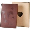 SEEHAN A5 Refillable Journal Leather Notebook Diary Vintage Sketchbook Travel